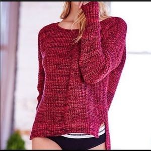 VS Red and Black Knit Sweater